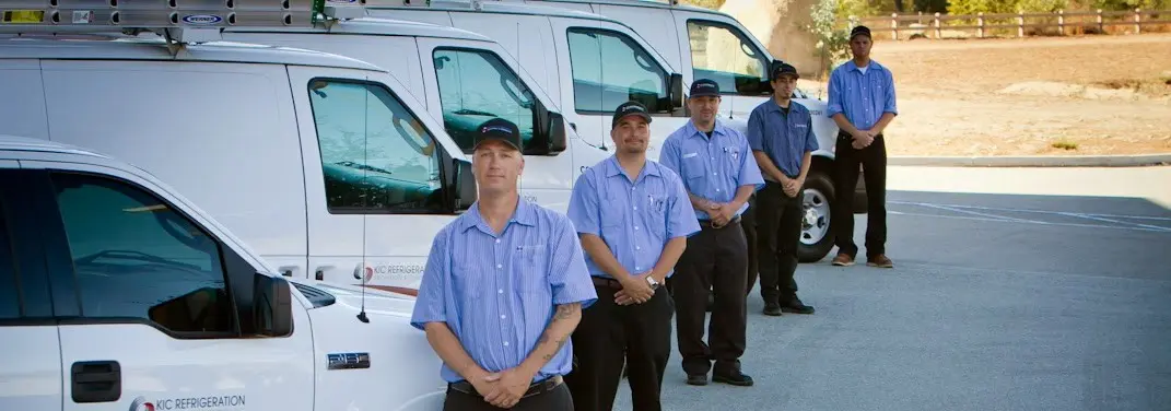 KIC Refrigeration crew ready for Mini Split Repair jobs across Chino Hills
